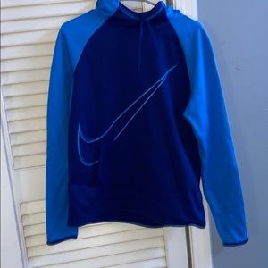 blue nike sweatshirt
